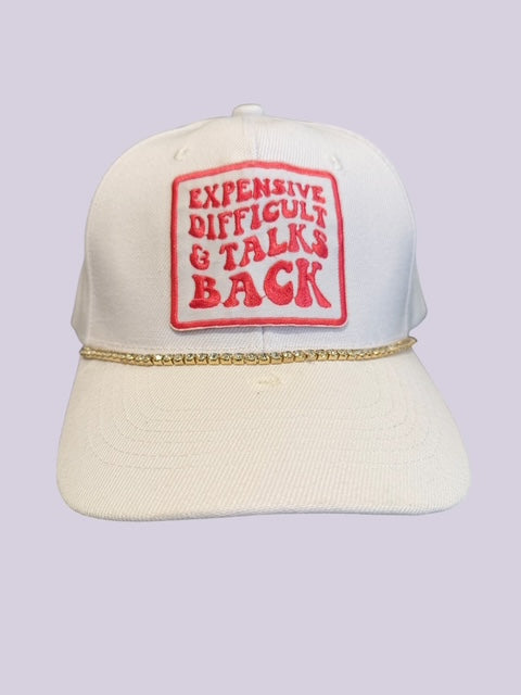 Expensive Difficult & Talks Back Hat – Sassy Western Statement Cap