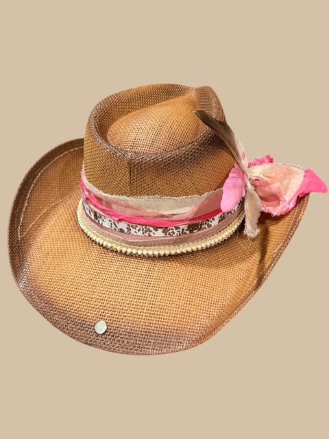 Desert Blush Boho Cowboy Hat