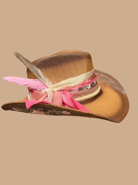 Desert Blush Boho Cowboy Hat